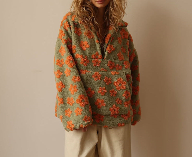 Alison | Floral Print Cozy Pullover