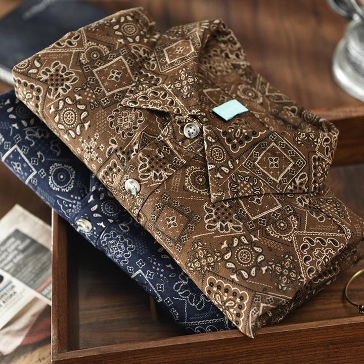Todd - Vintage Paisley Button-Up Shirt