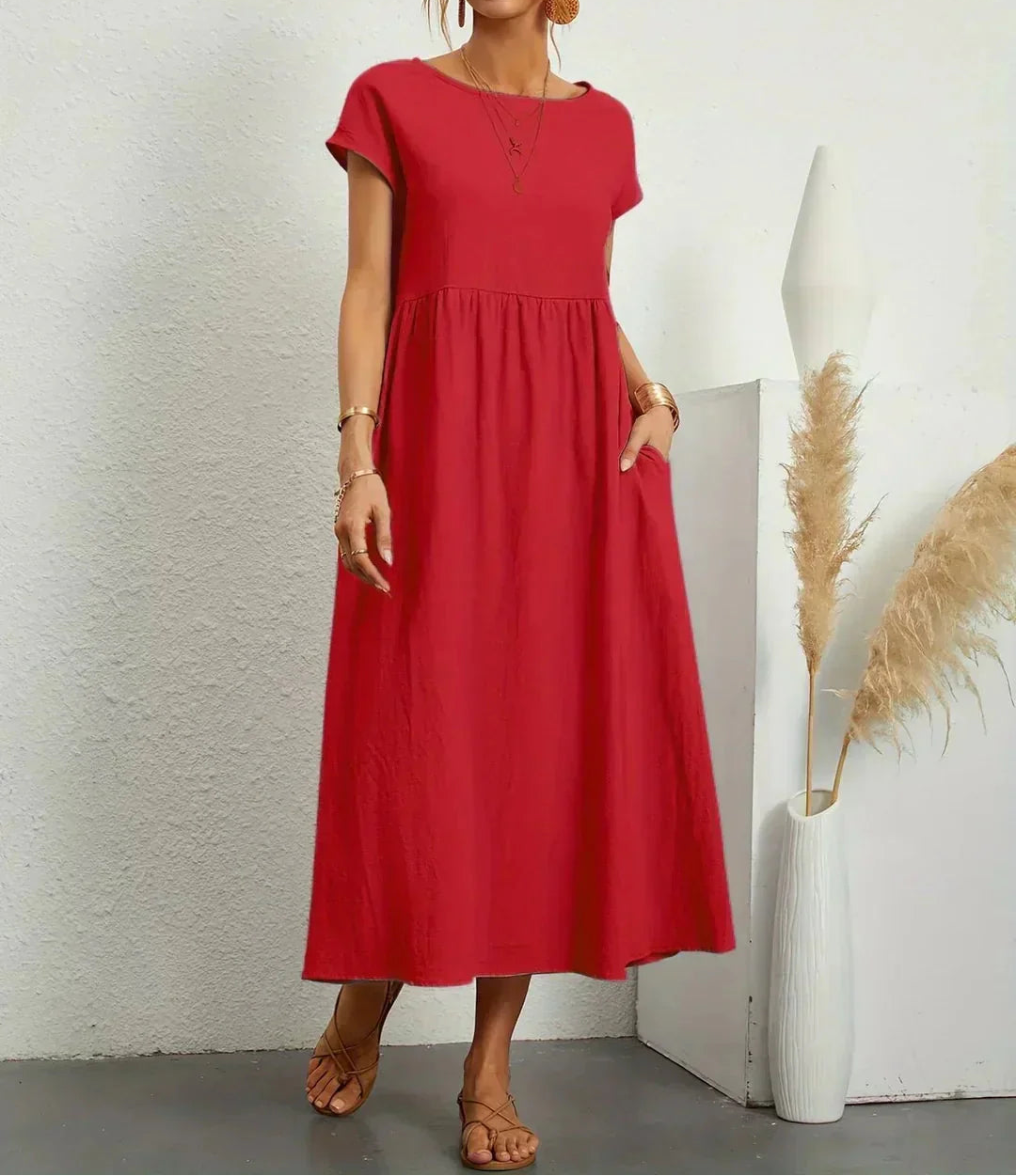 Gabrielle | Flowing Midi Dress