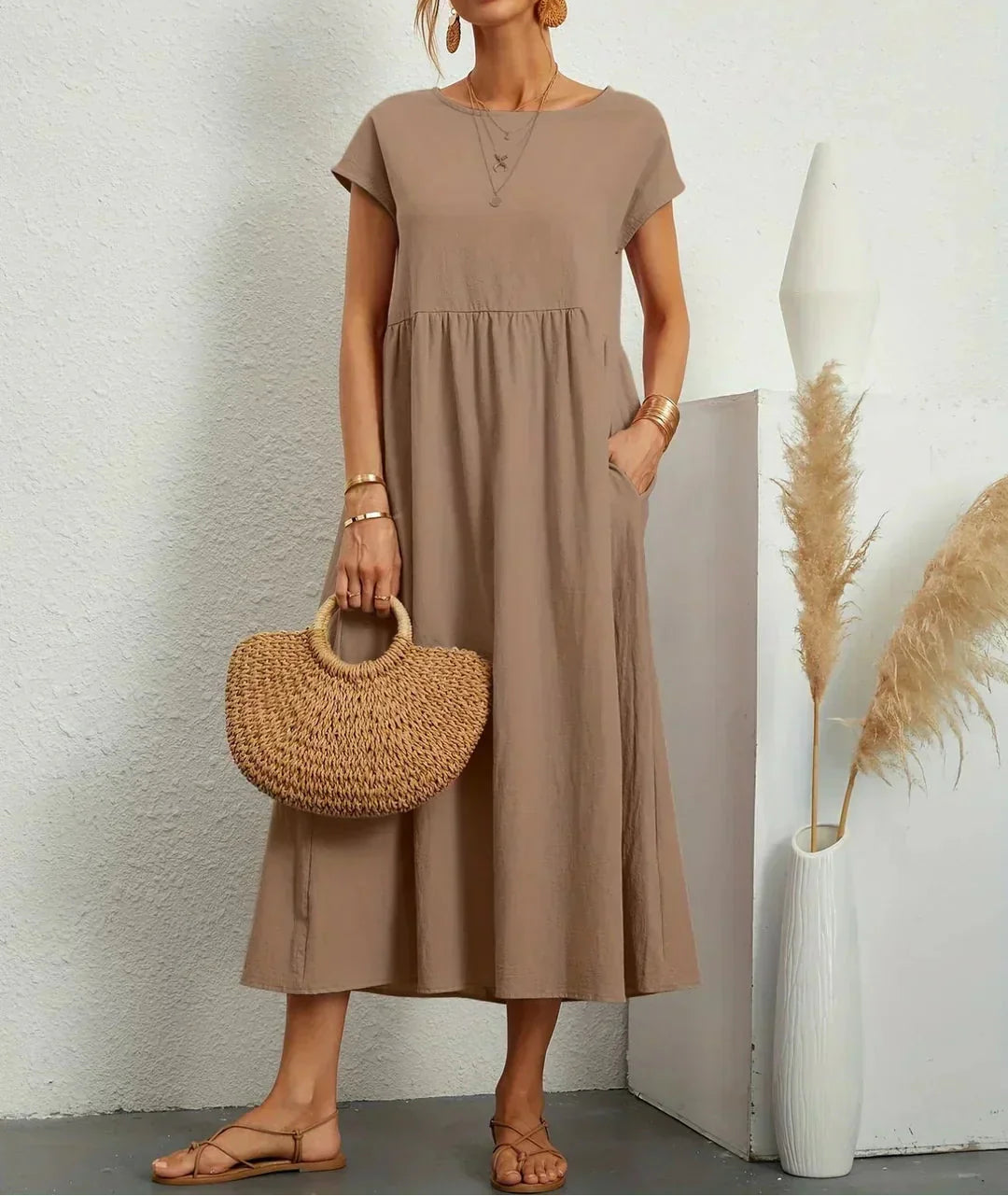 Gabrielle | Flowing Midi Dress