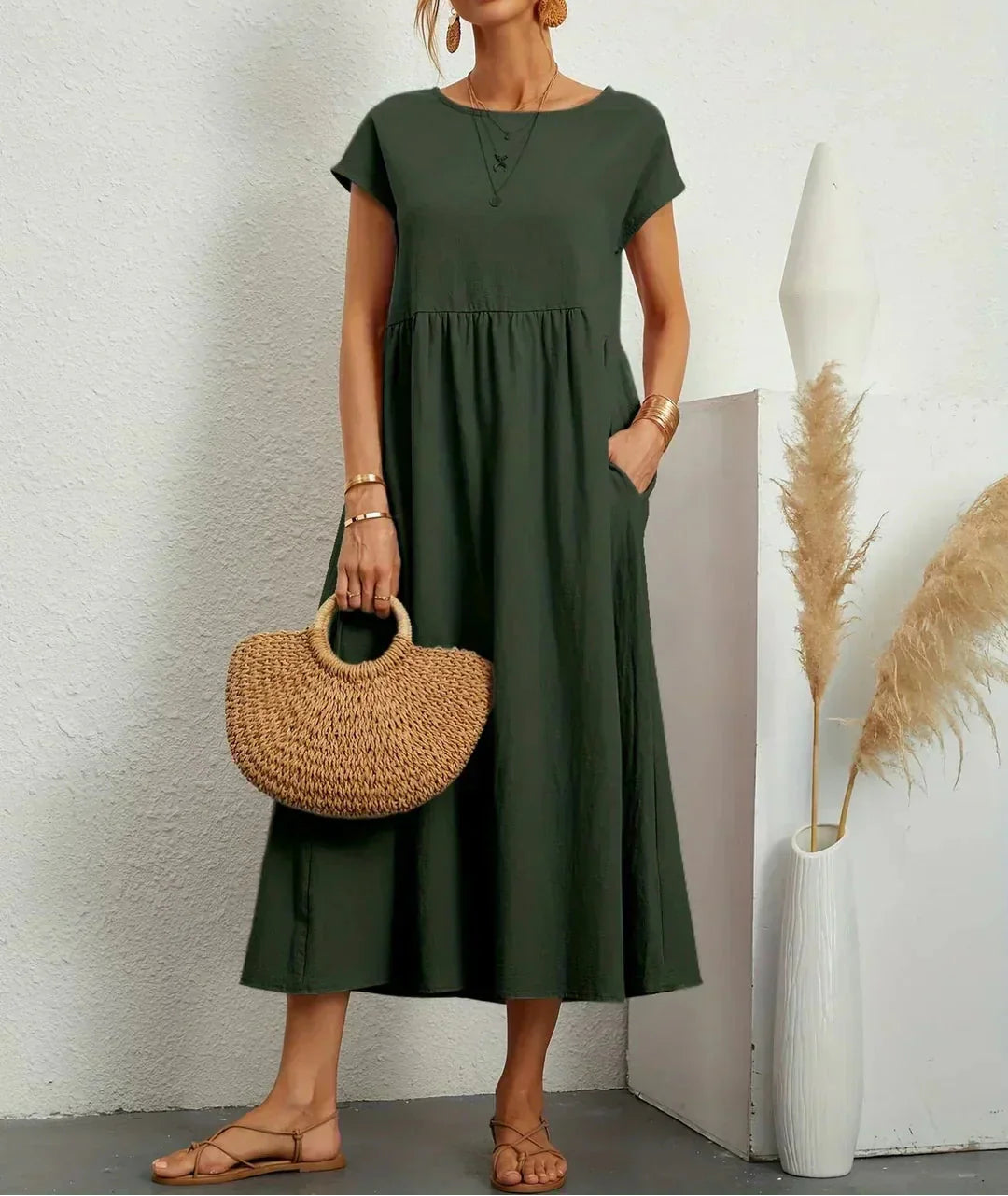 Gabrielle | Flowing Midi Dress