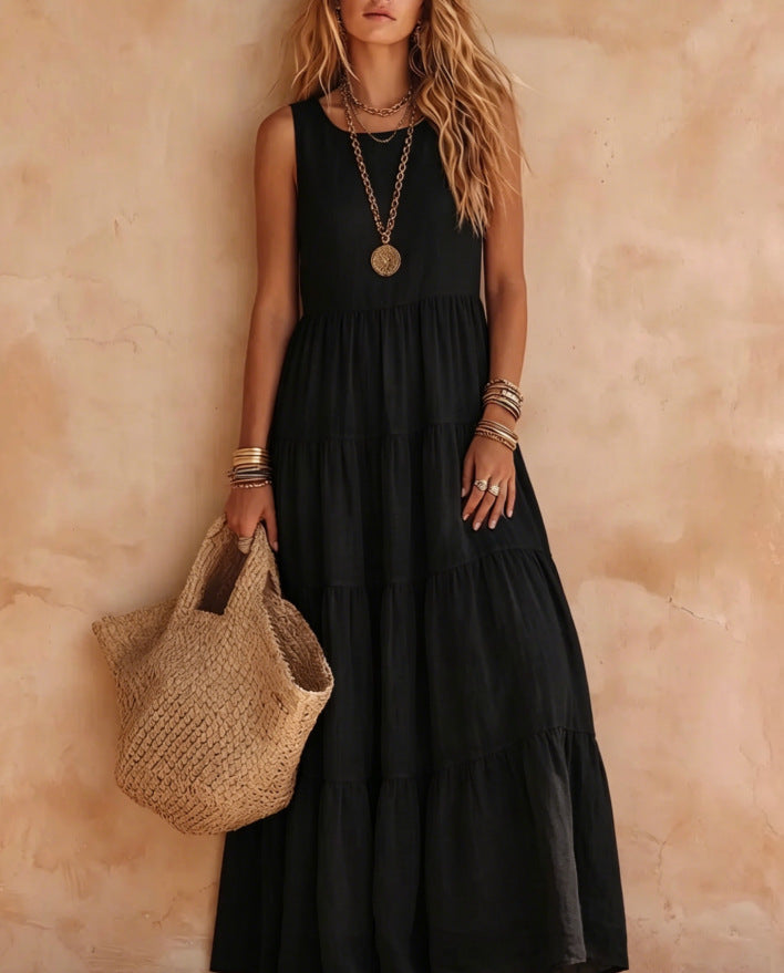 Milly | Sleeveless Flowing Maxi Dress