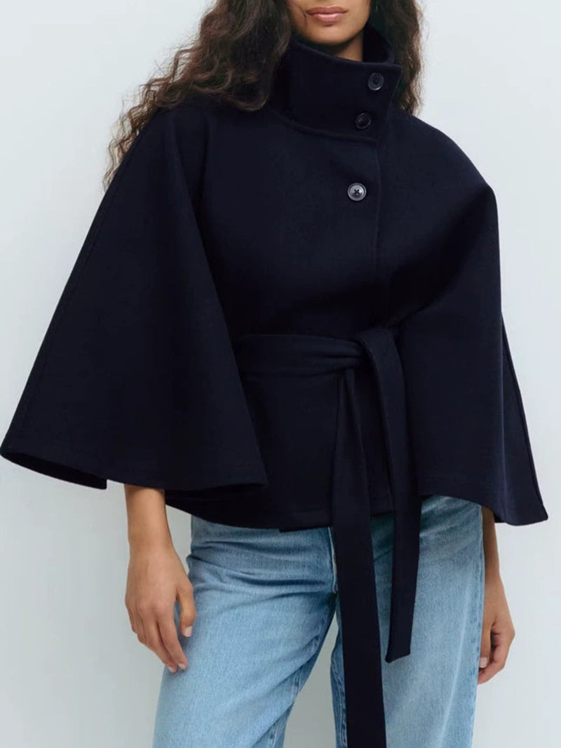 Bridgette | Belted Longline Wrap Coat