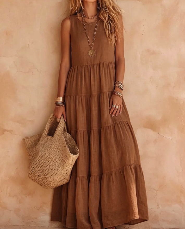 Milly | Sleeveless Flowing Maxi Dress