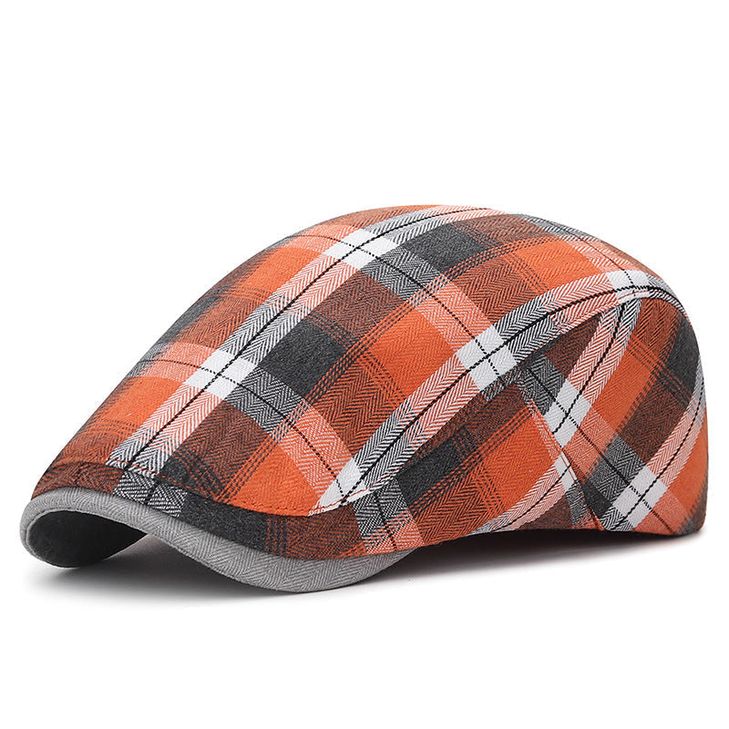 Niall - Vintage Plaid Flat Cap