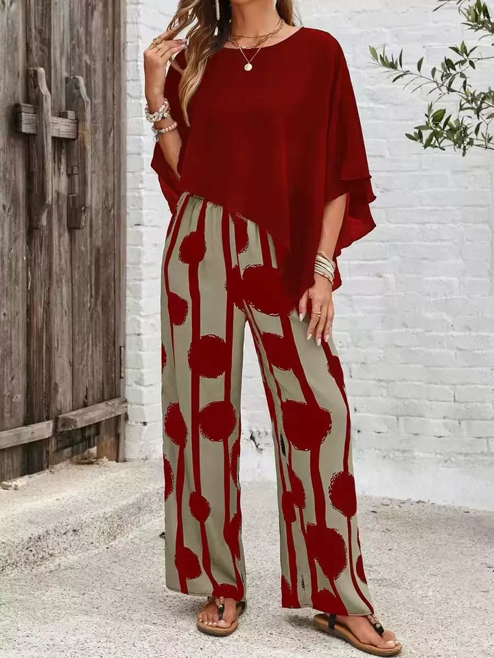 Marina | Relaxed Printed Two-Piece Set