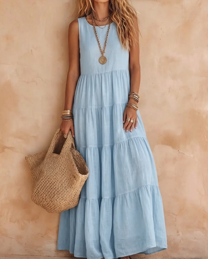Milly | Sleeveless Flowing Maxi Dress