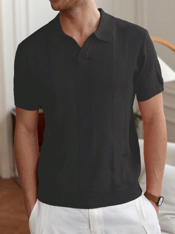 Zyne - Breathable Knit Polo Tee