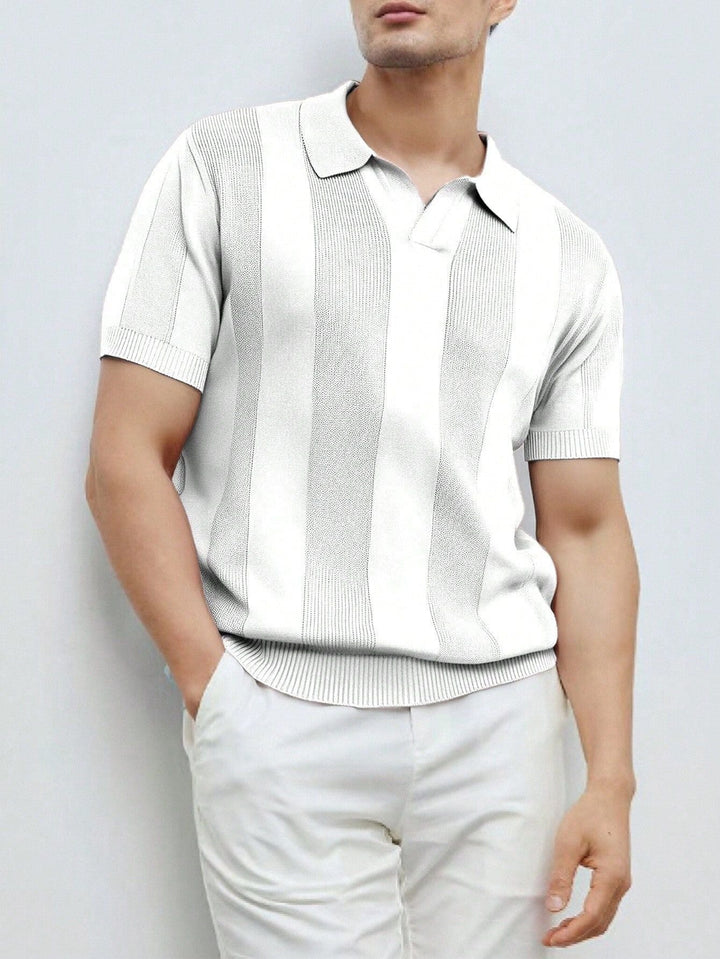 Zyne - Breathable Knit Polo Tee
