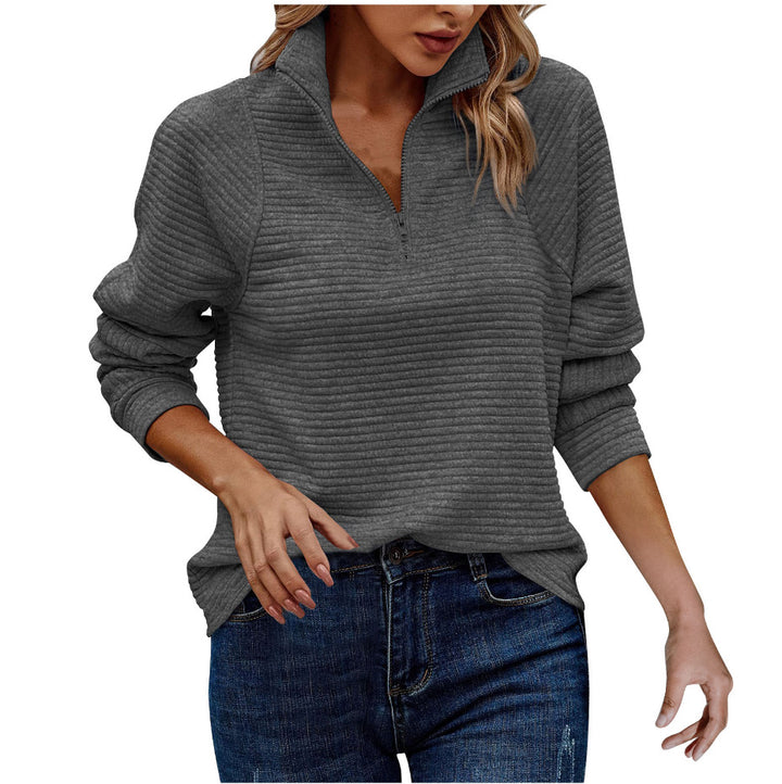 Olivia | Half-Zip Relaxed Pullover Top