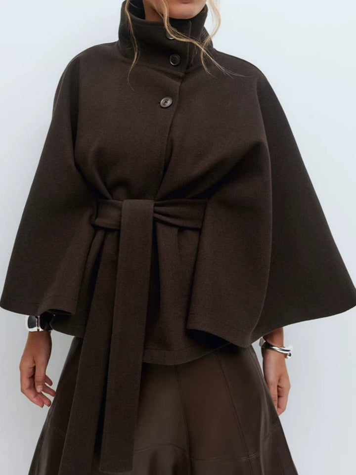Bridgette | Belted Longline Wrap Coat