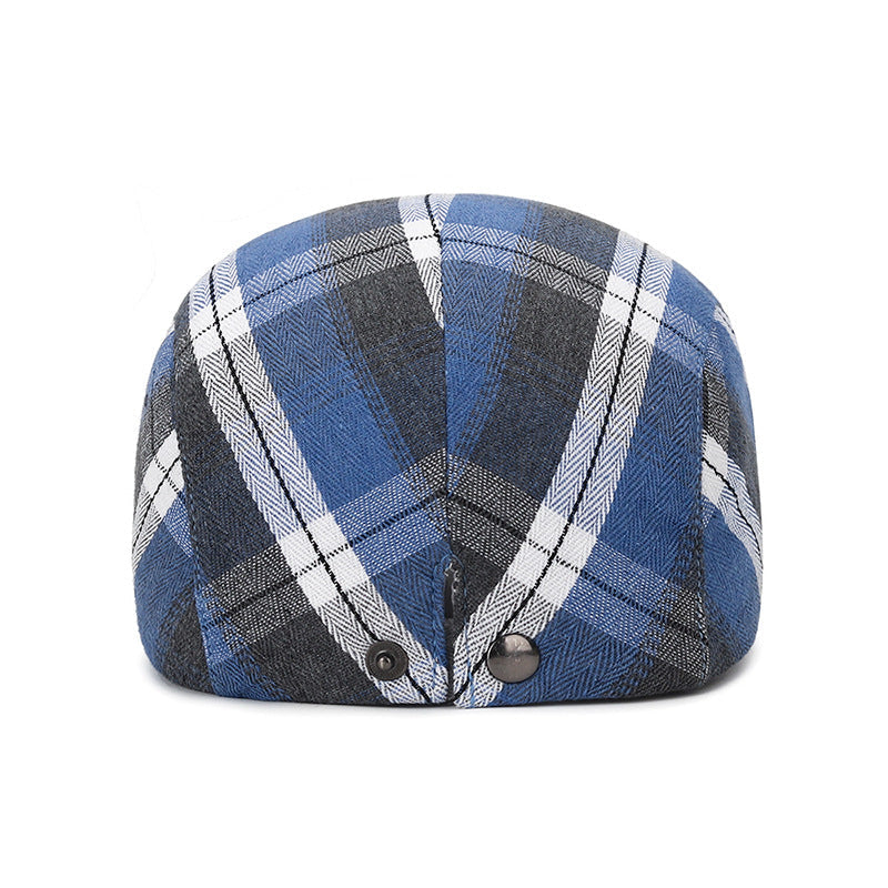 Niall - Vintage Plaid Flat Cap