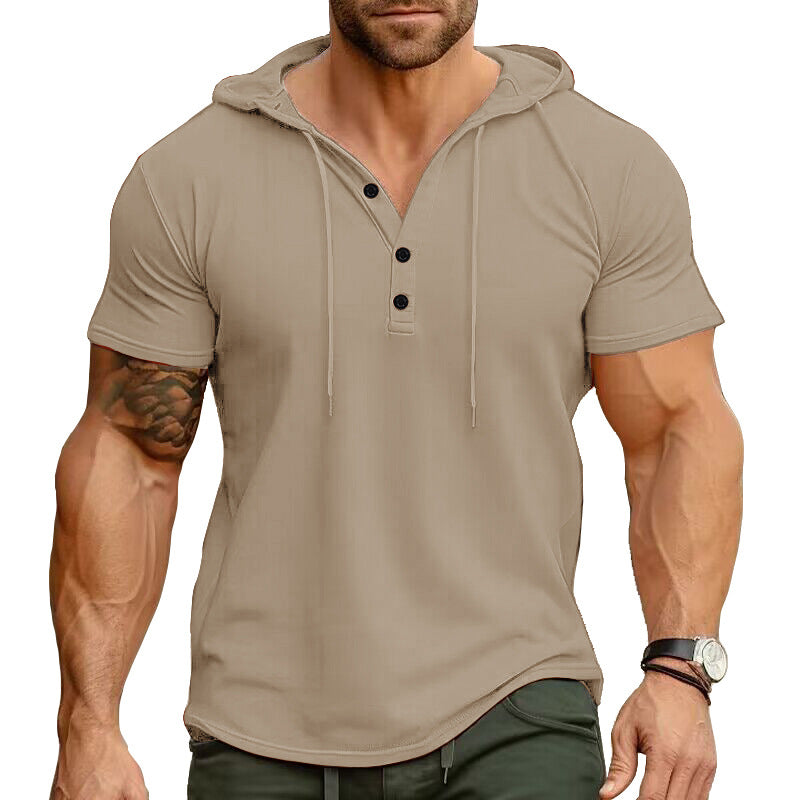 Rhett - Relaxed Fit Henley Hoodie