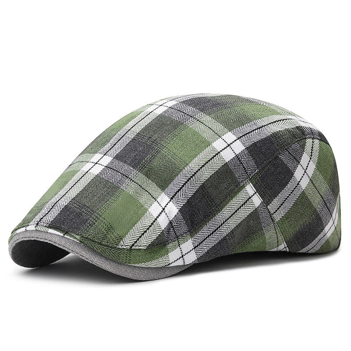 Niall - Vintage Plaid Flat Cap