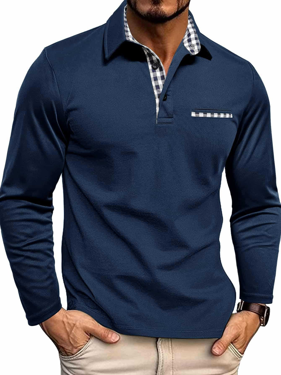 Tobias - Classic Long Sleeve Polo