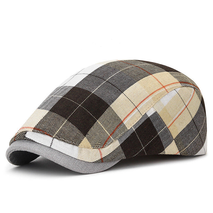 Niall - Vintage Plaid Flat Cap