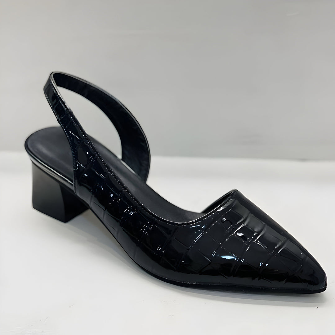 Maddy | Pointed Slingback Block Heels