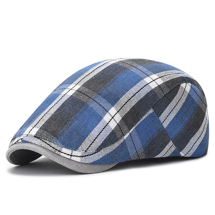 Niall - Vintage Plaid Flat Cap