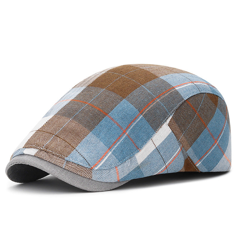 Niall - Vintage Plaid Flat Cap