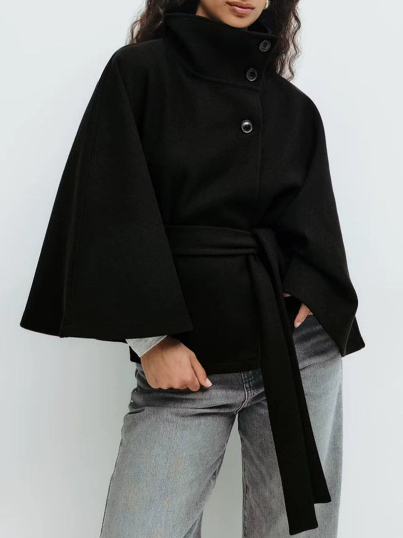 Bridgette | Belted Longline Wrap Coat