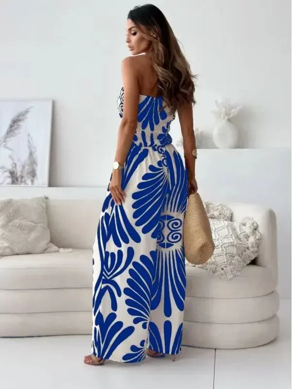 Aya | Printed Wide-Leg Jumpsuit
