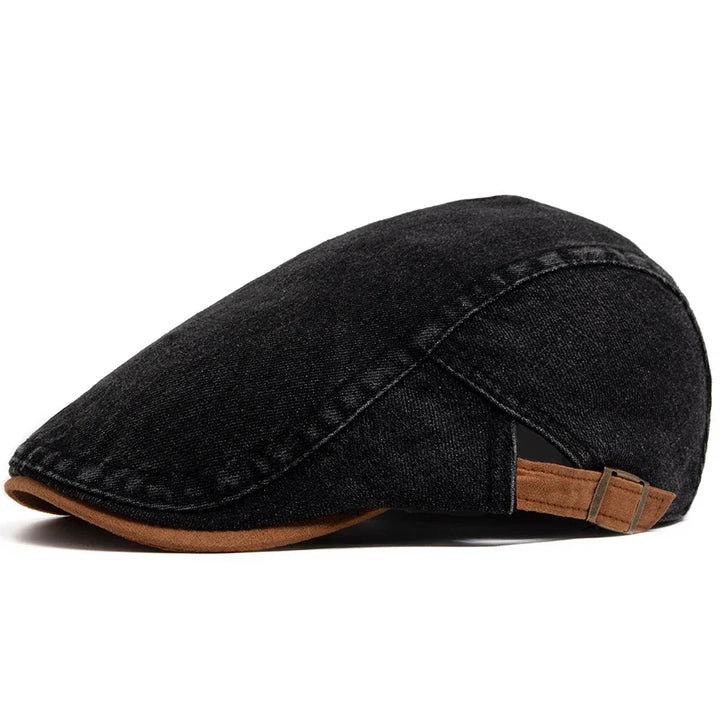 Douglas - Classic Denim Flat Cap