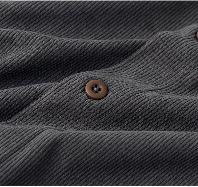 Slater - Classic Corduroy Button-Up Shirt