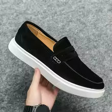 Fallon - Classic Suede Penny Loafers