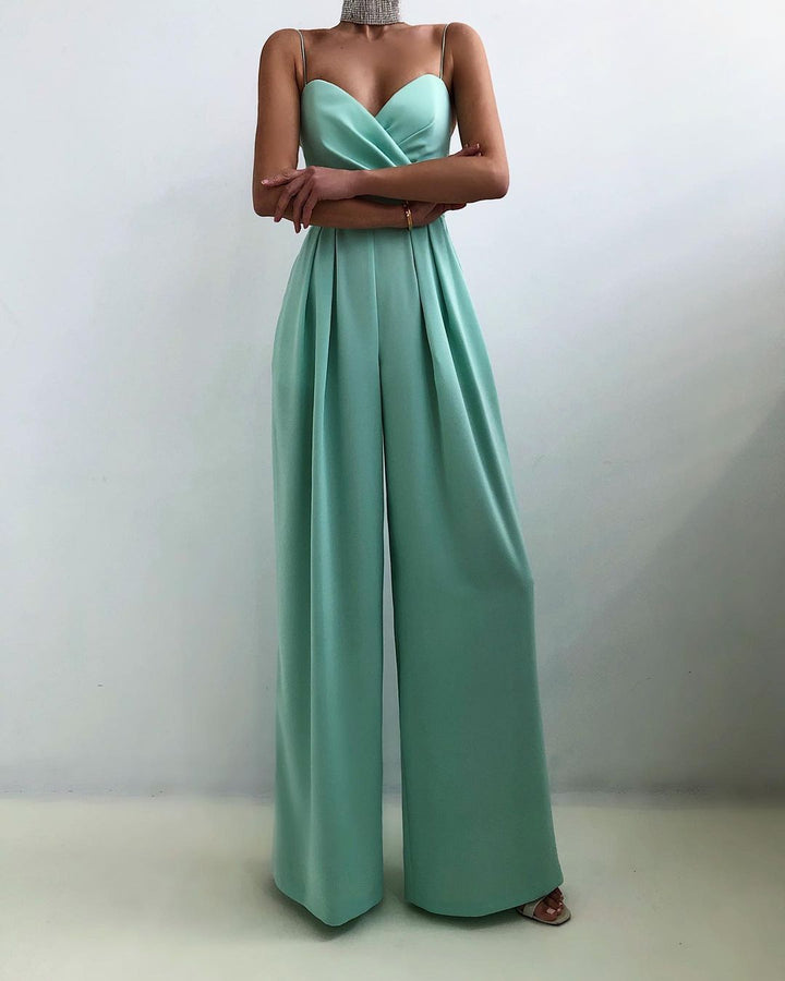 Chic Women's Strappy Wide Leg Jumpsuit for Any Occasion