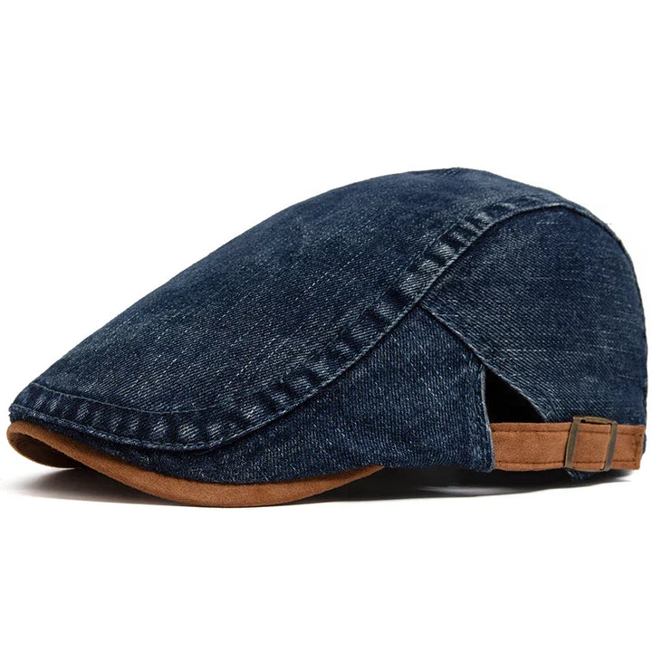 Douglas - Classic Denim Flat Cap