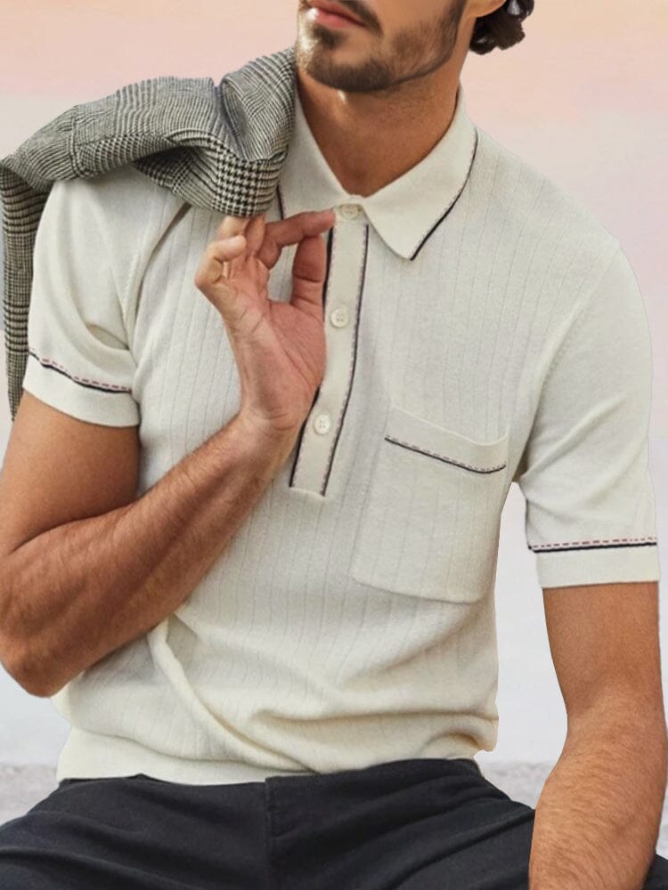 Jerry - Soft Breathable Knit Polo Shirt