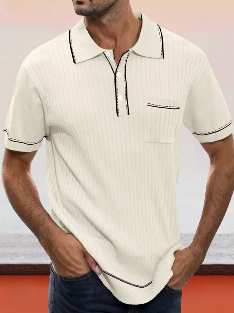 Jerry - Soft Breathable Knit Polo Shirt