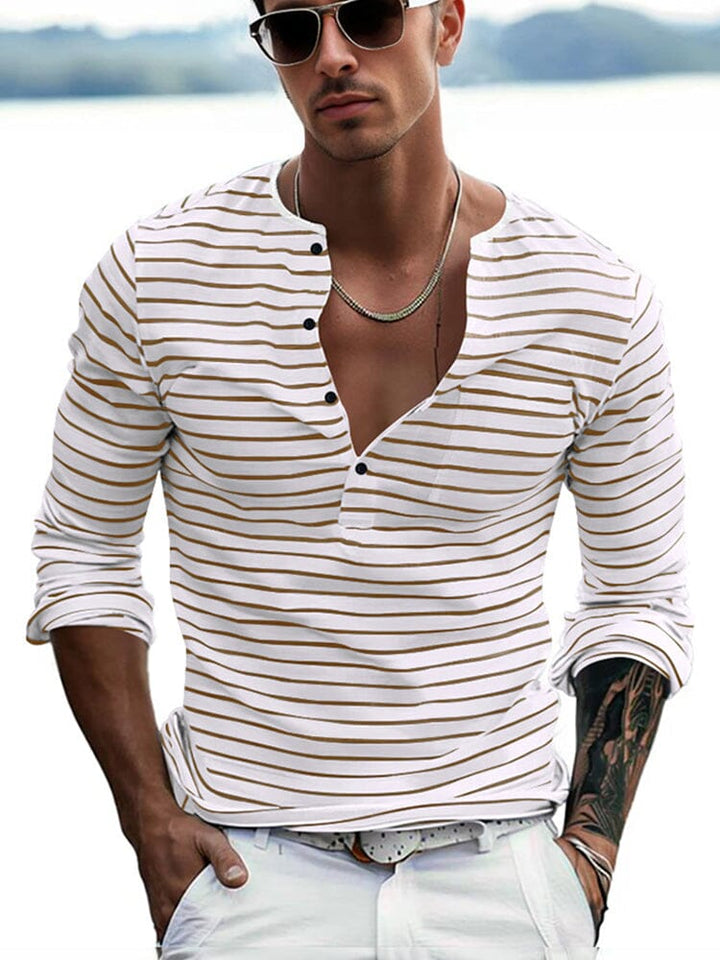 Mike - Comfy Stripe Shirt | By Julian & Claire Toronto
