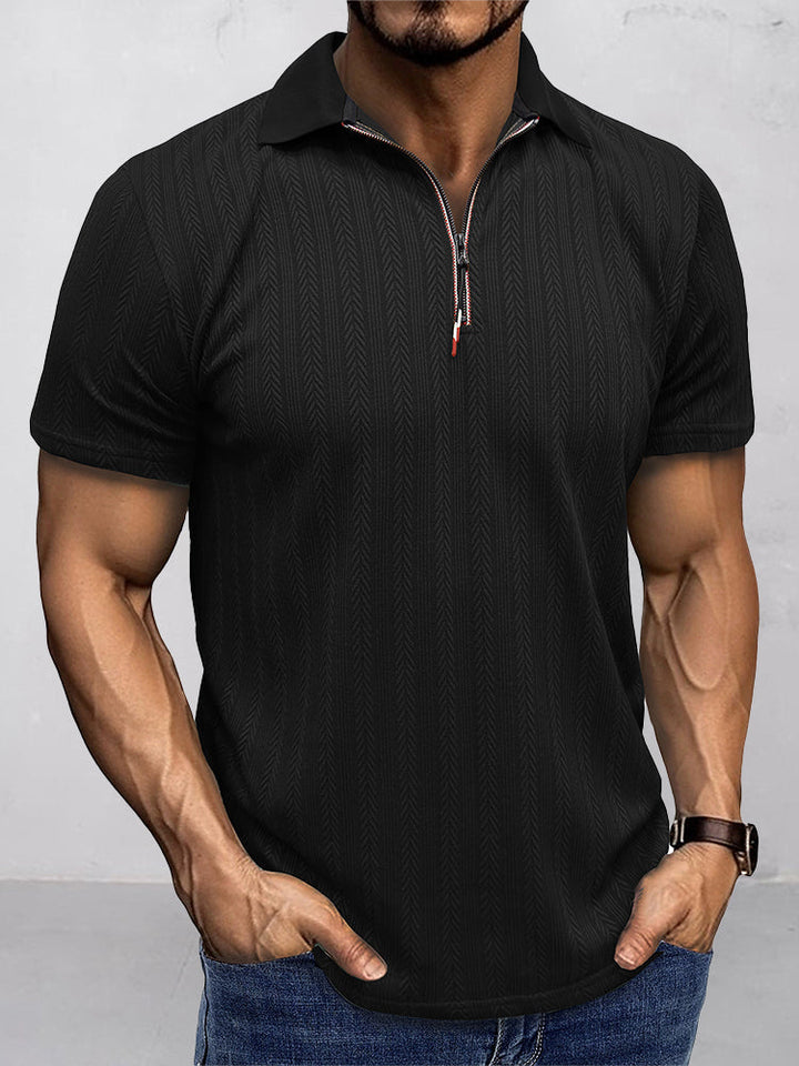 Esteban - Breathable Summer Knit Polo Shirt