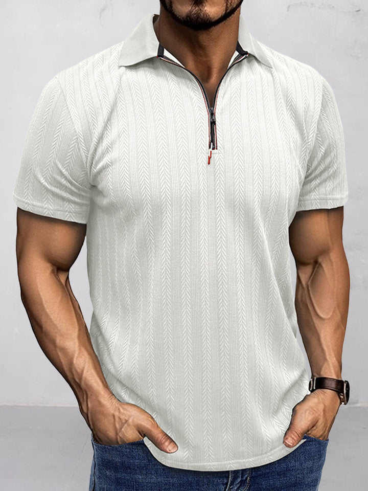 Esteban - Breathable Summer Knit Polo Shirt