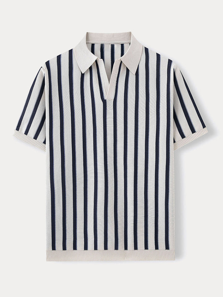 Lewis - Urban Casual Stripe Knit Top | By Julian & Claire Toronto
