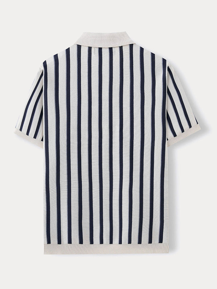 Lewis - Urban Casual Stripe Knit Top | By Julian & Claire Toronto
