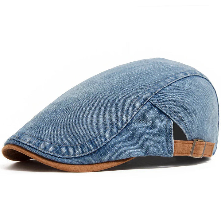 Douglas - Classic Denim Flat Cap
