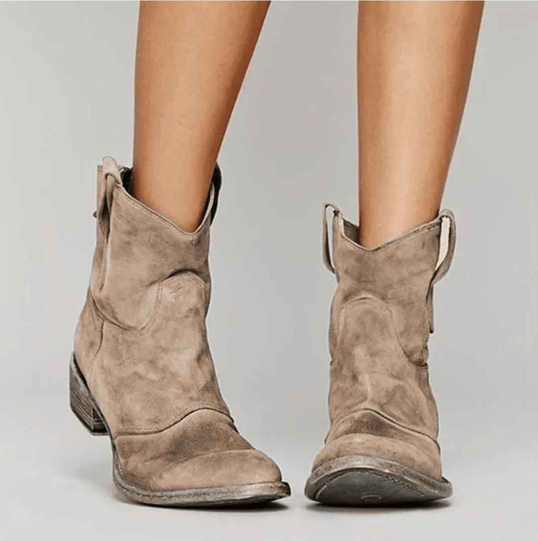 Nadia | Western-Inspired Ankle Boots