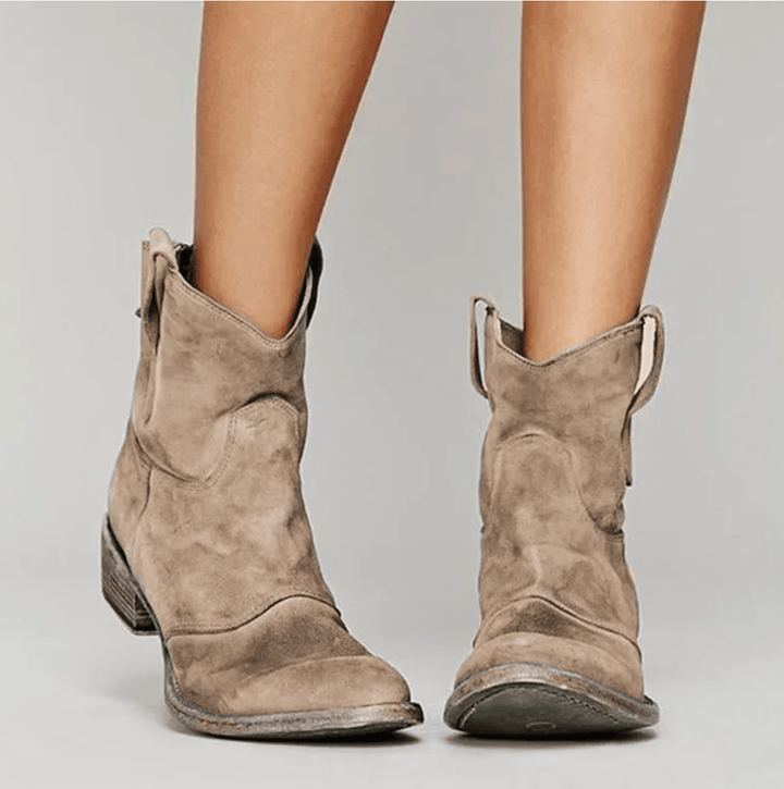 Nadia | Western-Inspired Ankle Boots