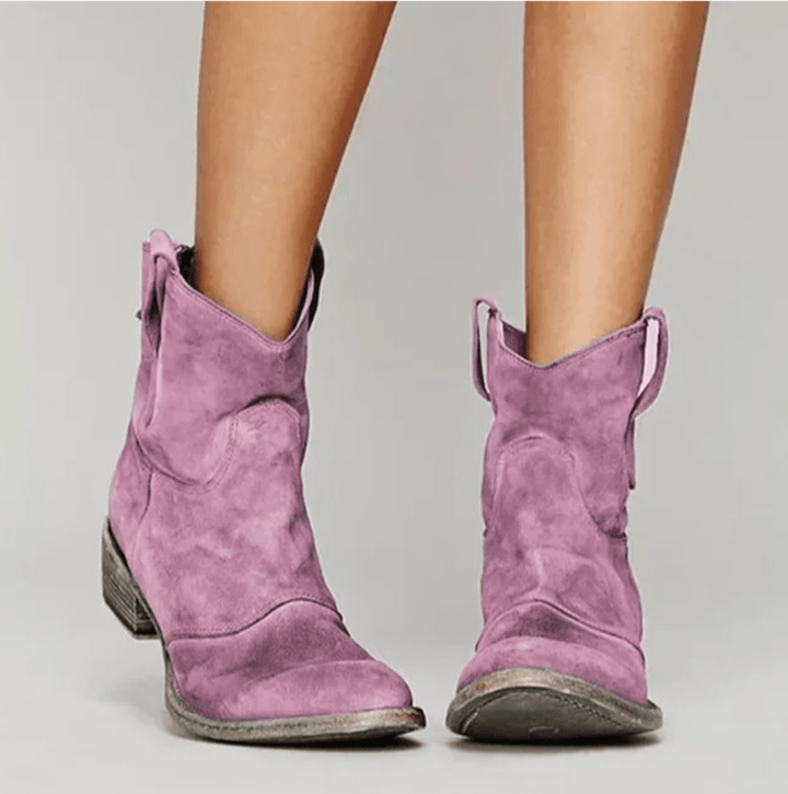 Nadia | Western-Inspired Ankle Boots