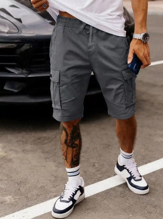 Elias -  Multi-Pocket Cargo Shorts | By Julian & Claire Toronto