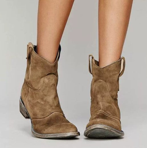 Nadia | Western-Inspired Ankle Boots