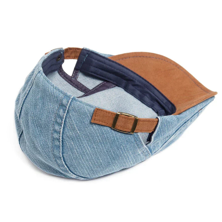 Douglas - Classic Denim Flat Cap
