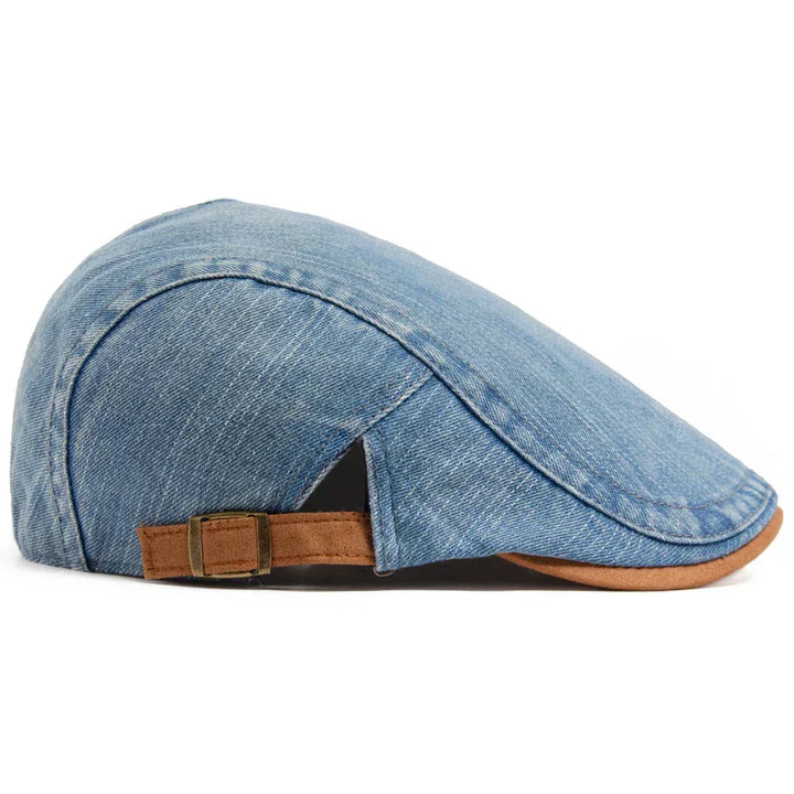 Douglas - Classic Denim Flat Cap