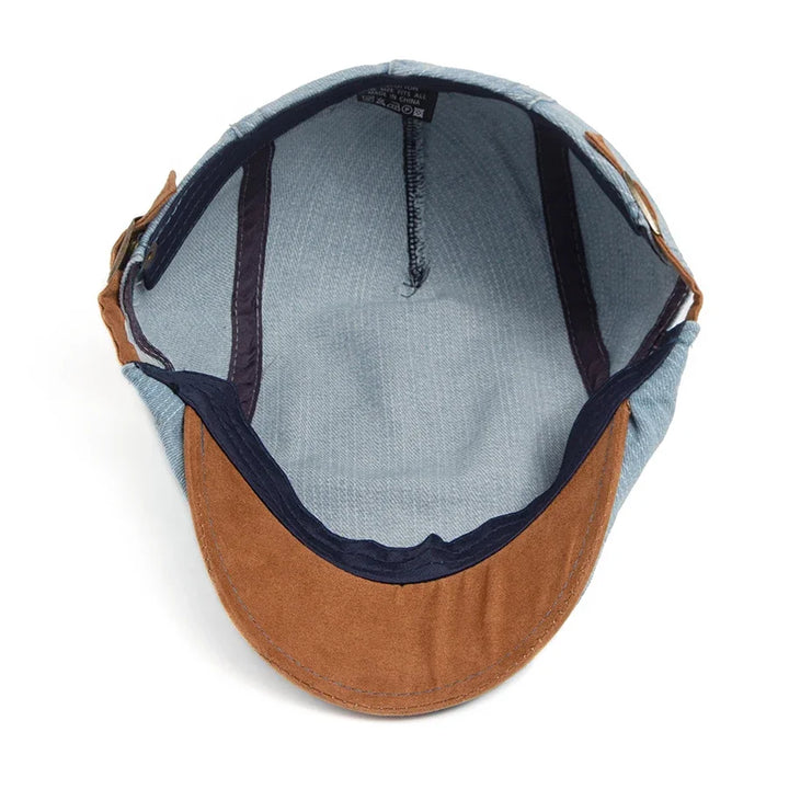 Douglas - Classic Denim Flat Cap