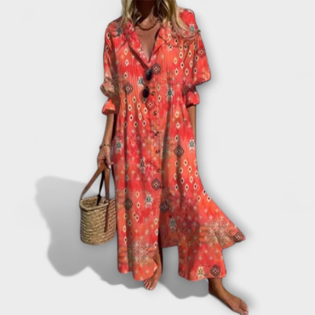 Lila - Flattering Maxi Dress for Effortless Style