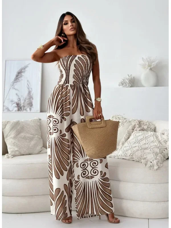 Aya | Printed Wide-Leg Jumpsuit
