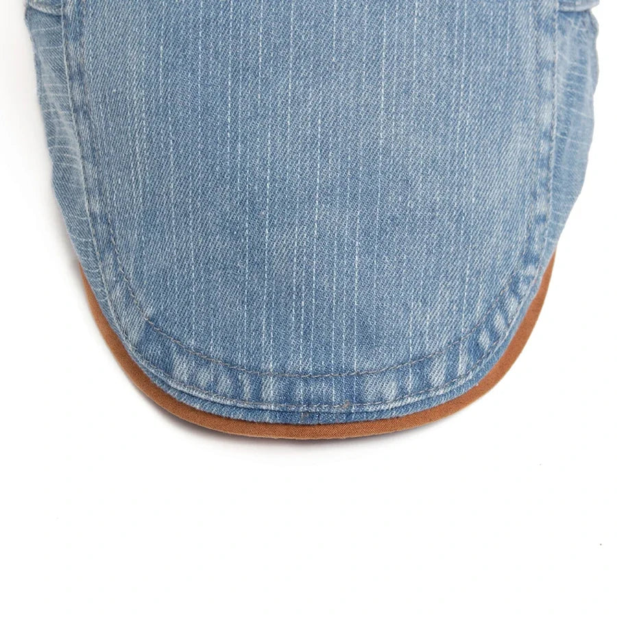Douglas - Classic Denim Flat Cap