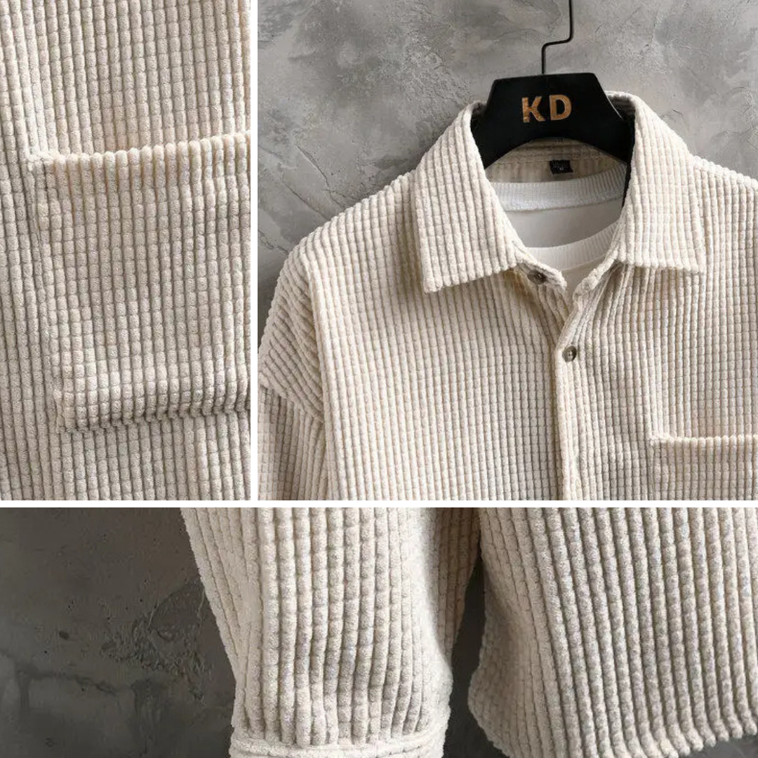 Collin - Classic Corduroy Button-Up Shirt